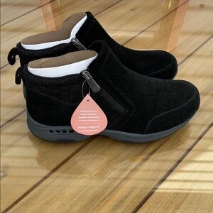 Easy Spirit Black Suede Ankle Boots new with tags